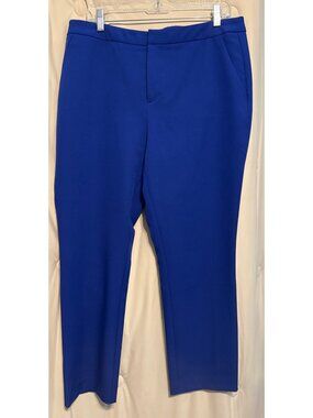 INC International Concepts Bright Blue Slacks Size 12